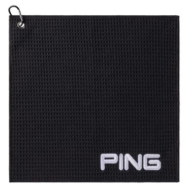 Ping Ping Clip Towel  Black - White