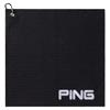 Ping Ping Clip Towel  Black - White