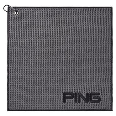 Ping Ping Clip Towel  Dark Grey Black