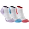 Ping Ladies 3-Pair No Show Socks  White - Multi
