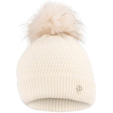 Pure Golf Waterproof Bobble Hat  Winter White
