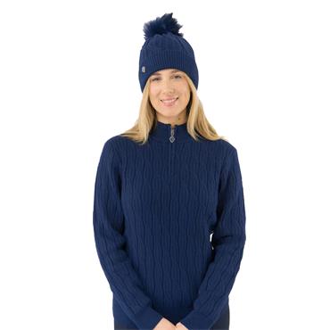 Pure Golf Ladies Margot Bobble Hat  Navy