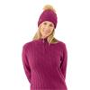 Pure Golf Ladies Margot Bobble Hat  Plum