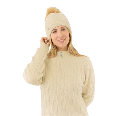 Pure Golf Ladies Margot Bobble Hat  Limestone