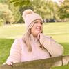 Pure Golf Ladies Margot Bobble Hat  Limestone