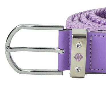 Pure Golf Ladies Paige Woven Stretch Belt  Lilac
