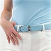 Pure Golf Ladies Paige Woven Stretch Belt  Pale Blue