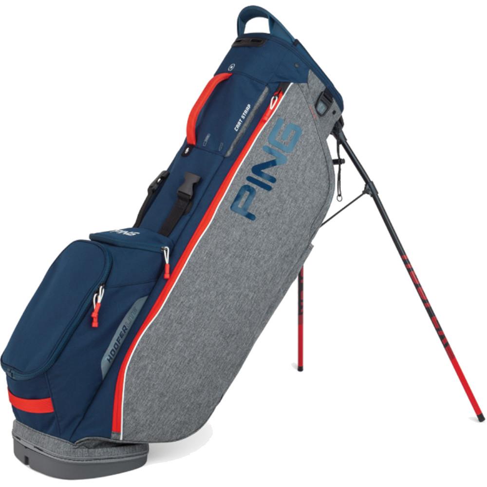 Ping Hooferlite 201 Carry Bag Grey Navy Scarlet Golf Store