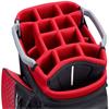 Ping Pioneer Monsoon 231 Cart Bag  Black - Red