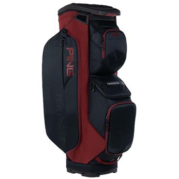 Ping Traverse 244 Cart Bag  Black Heather Red