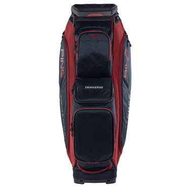 Ping Traverse 244 Cart Bag  Black Heather Red