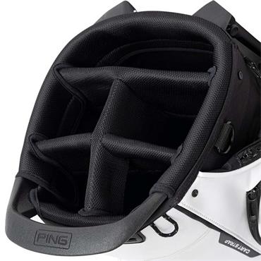 Ping Hoofer Tour 244 Stand Bag  White - Black