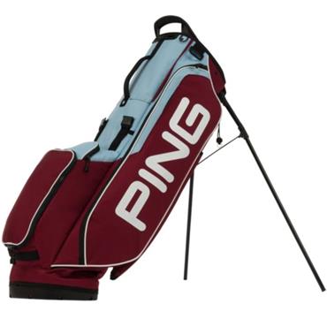 Ping Hoofer Lite 231 Limited Edition Carry Ba  Maroon Light Blue