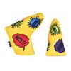PRG Originals Blade Putter Headcover Yellow Pop Art