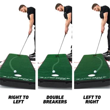 PuttOUT AirBreak Putting Mat  Green Black