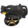 Powakaddy Micra Push Cart  Gunmetal Yellow