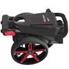 Powakaddy Micra Push Cart  Gunmetal - Red