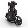 Powakaddy DLX-Lite FF Push Cart  Gunmetal - Red