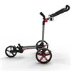 Powakaddy DLX-Lite FF Push Cart  Gunmetal - Red
