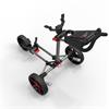 Powakaddy DLX-Lite FF Push Cart  Gunmetal - Red