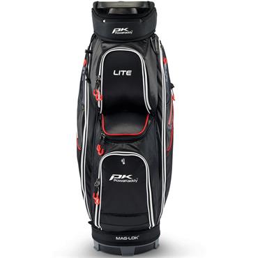 Powakaddy Lite Cart Bag  Black - White - Red