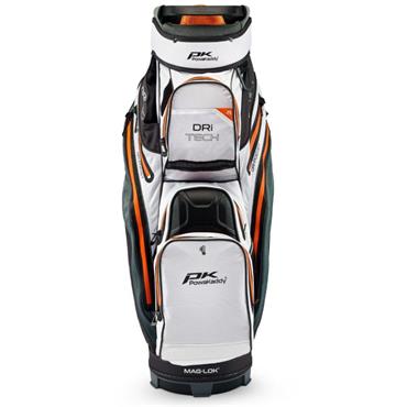 Powakaddy Dri-TECH W/P Cart Bag  Grey - White - Orange