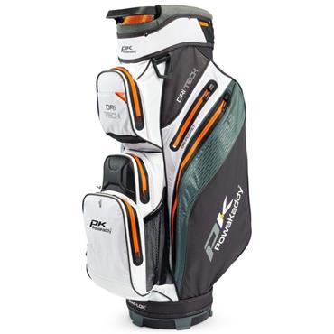Powakaddy Dri-TECH W/P Cart Bag  Grey - White - Orange