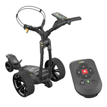 Powakaddy RX12 GPS 25 Remote Cart w/XL Plus Lithiu  Black
