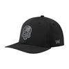 PXG Darkness Skull 6 Panel Curved Bill Snapb  Black