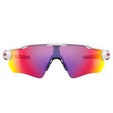 Oakley Radar EV Polished White Glasses 38 Prizm Ruby