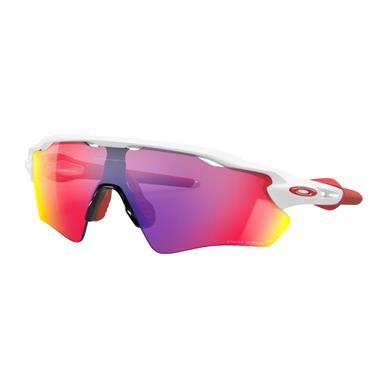 Oakley Radar EV Polished White Glasses 38 Prizm Ruby