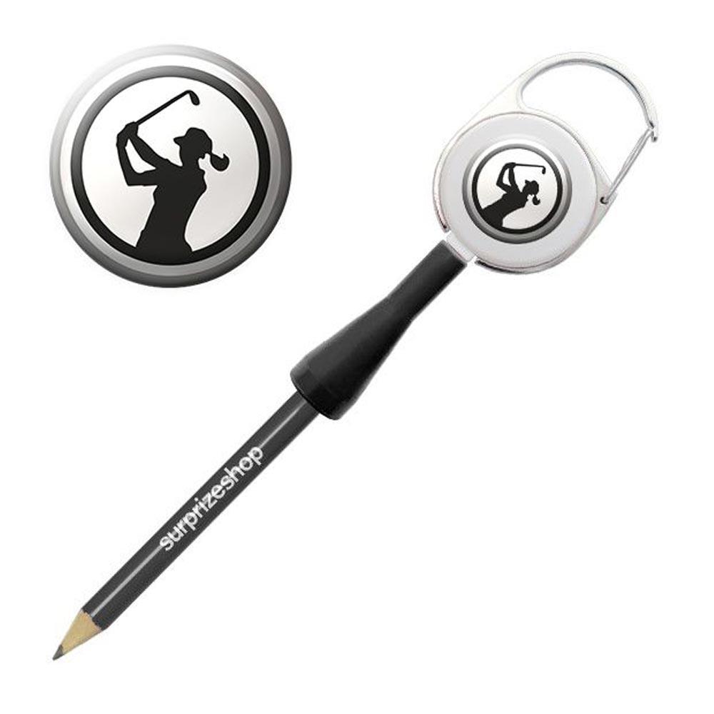 Lady Golfer Retractable Pencil Black Golf Store