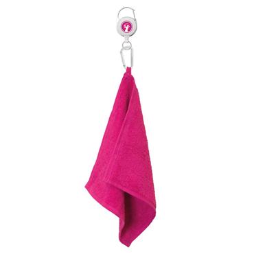 Surprizeshop Lady Golfer Retractable Towel  Pink