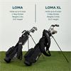 Sunday Golf Loma XL Stand Bag  Heather Grey