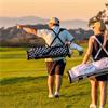 Sunday Golf El Camino Stand Bag  Black and White Checker