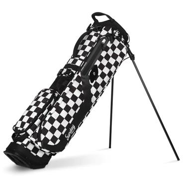 Sunday Golf El Camino Stand Bag  Black and White Checker