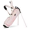 Sunday Golf El Camino Stand Bag  Pink and White Checker