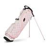 Sunday Golf El Camino Stand Bag  Pink and White Checker