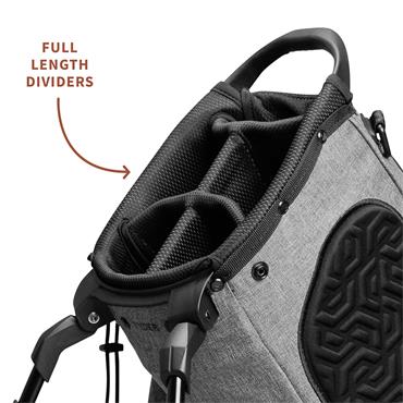 Sunday Golf Ryder Stand Bag  Heather Grey