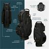 Sunday Golf Big Rig Cart Bag  Matte Black