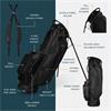 Sunday Golf Ryder S Class Stand Bag  Black