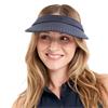 Green Lamb Odelia Diamante Coil Visor  Navy