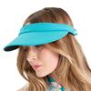 Green Lamb Odelia Diamante Coil Visor  Peacock Blue