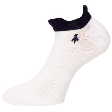 Green Lamb Ladies Low Ankle Socks 3-Pair  Navy - White