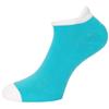 Green Lamb Ladies Mixed Socks 3-Pair  Peacock Blue - White