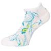 Green Lamb Ladies Mixed Socks 3-Pair  Peacock Blue - White