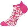 Green Lamb Ladies Mixed Socks 3-Pair  Raspeberry Pink - White