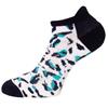 Green Lamb Ladies Mixed Socks 3-Pair  Navy - White