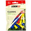 Lignum Tee PlasticTees Multicolour 12-Pack 62 mm