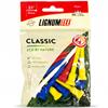 Lignum Tee PlasticTees Multicolour 12-Pack 62 mm